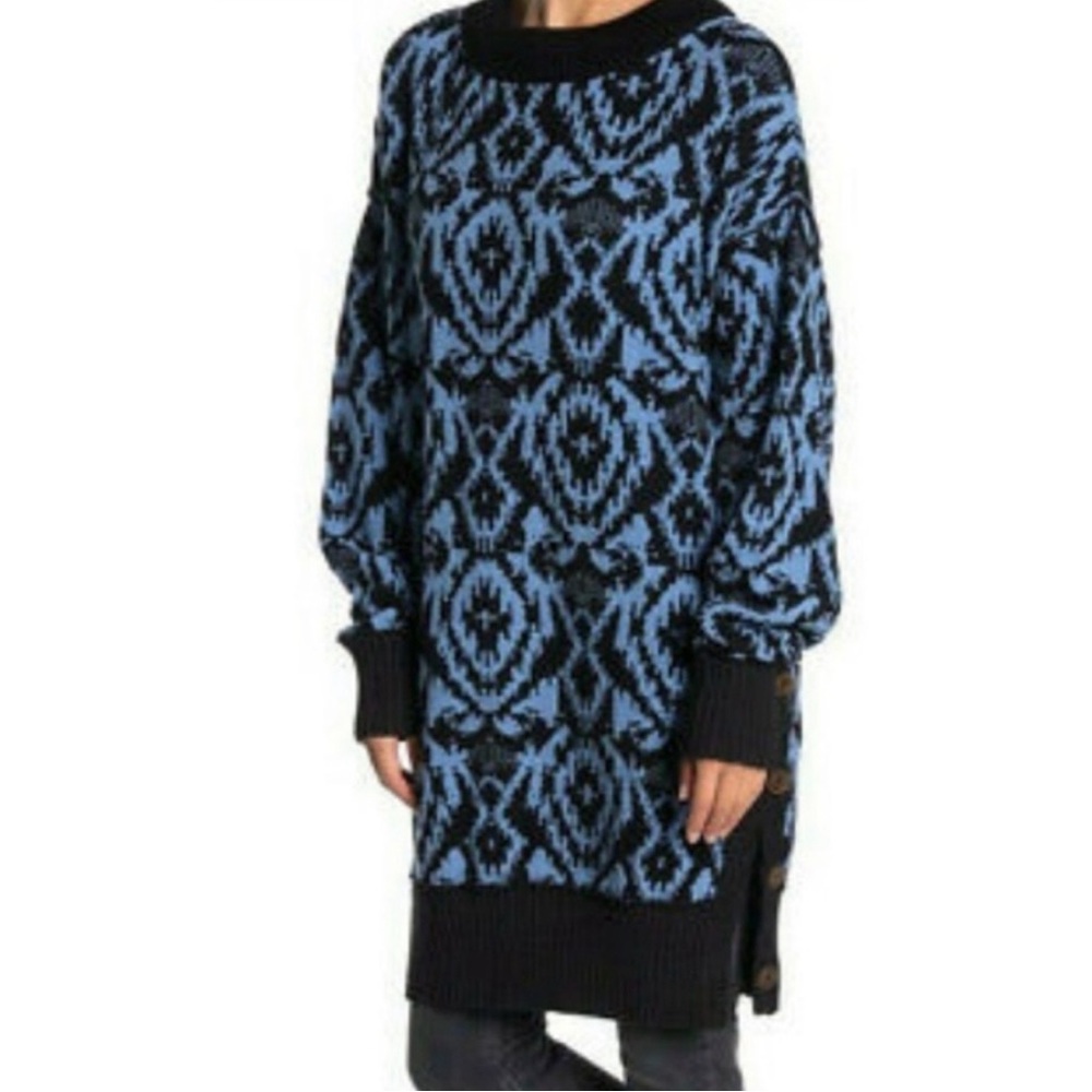 FREE PEOPLE Winter Skies tunic sweater dress NWT